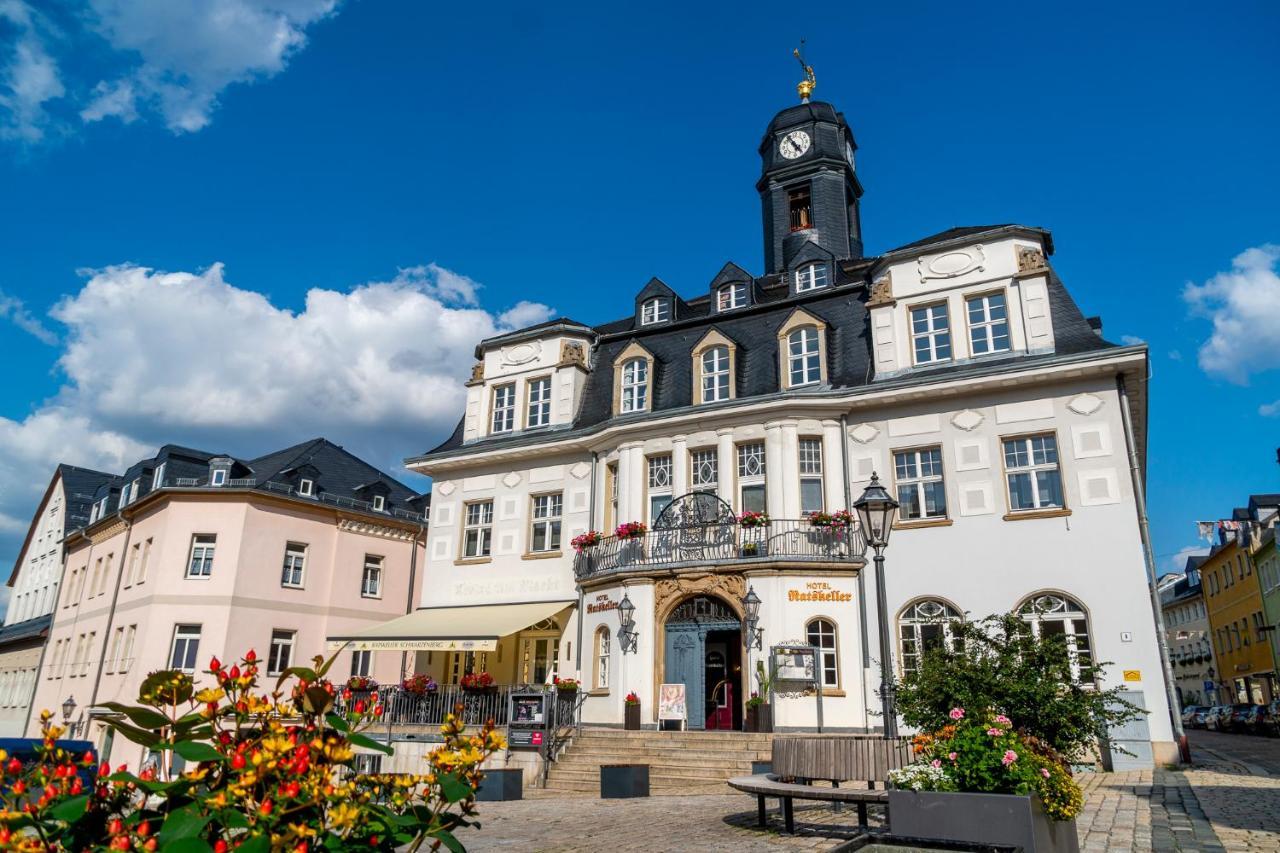 Hotel Ratskeller Schwarzenberg Schwarzenberg  Esterno foto